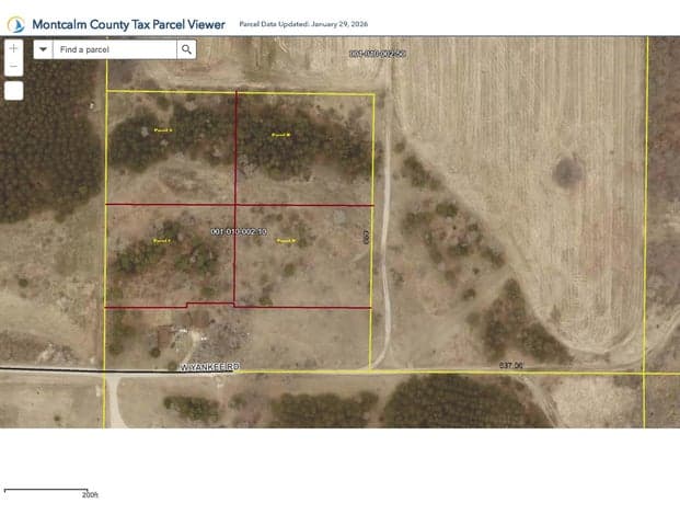 Parcel D W Yankee Road, Six Lakes, MI 48886