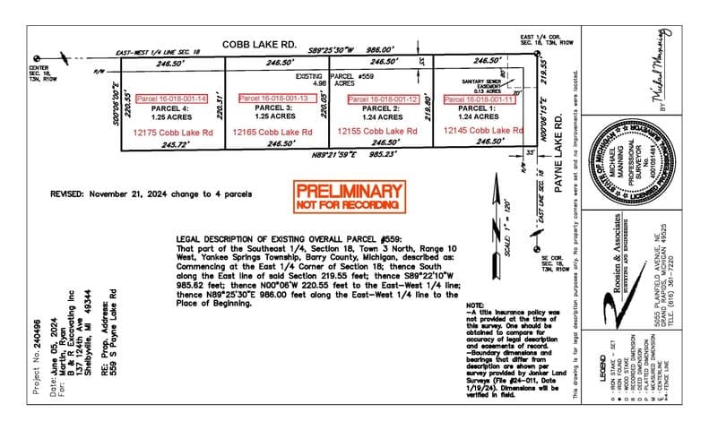 12165 Cobb Lake Road, Wayland, MI 49348