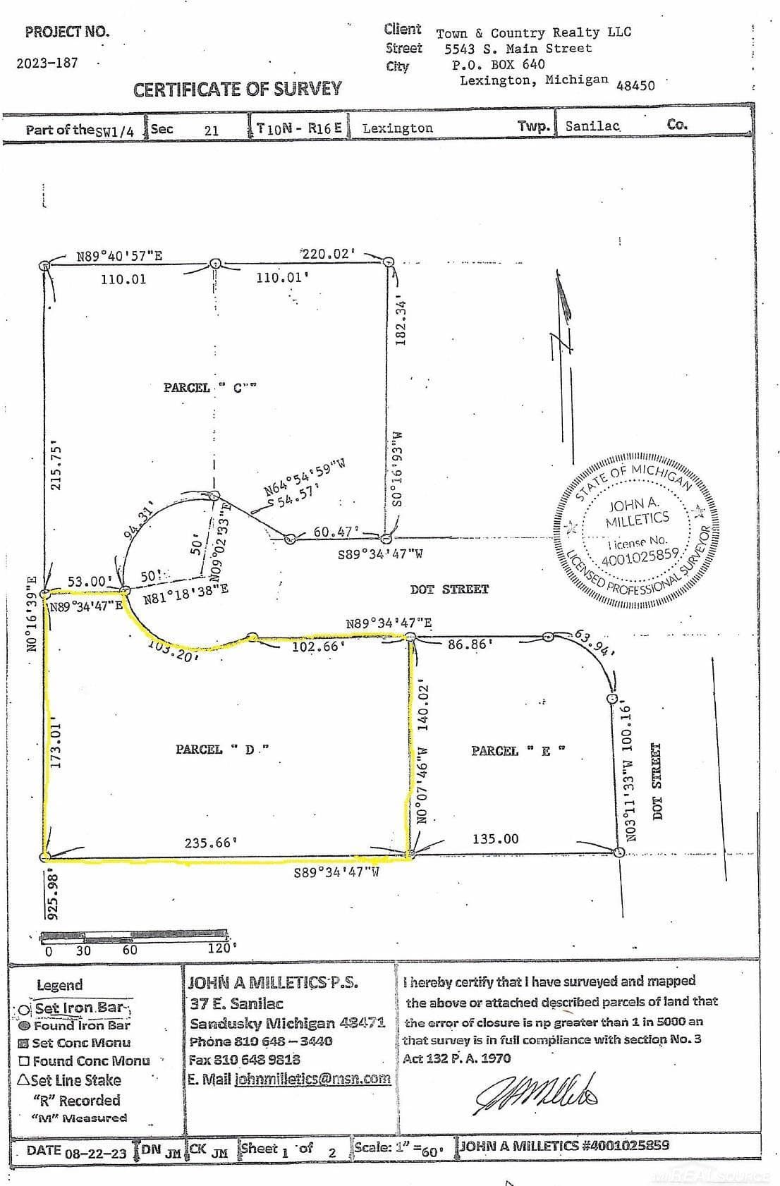 Parcel D Dot Street, Croswell, MI 48422