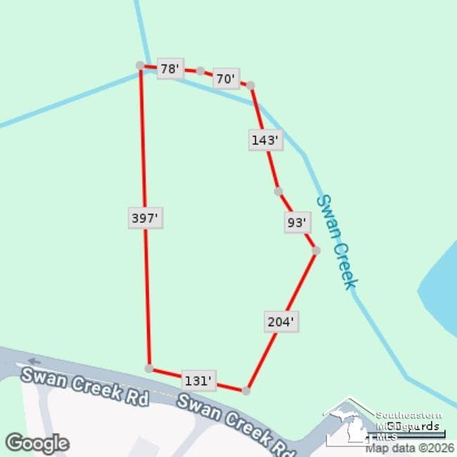 0 SWAN CREEK Road, Newport, MI 48166