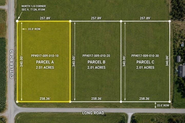 W Cutler Road Road V/L Parcel A, Howard City, MI 49329